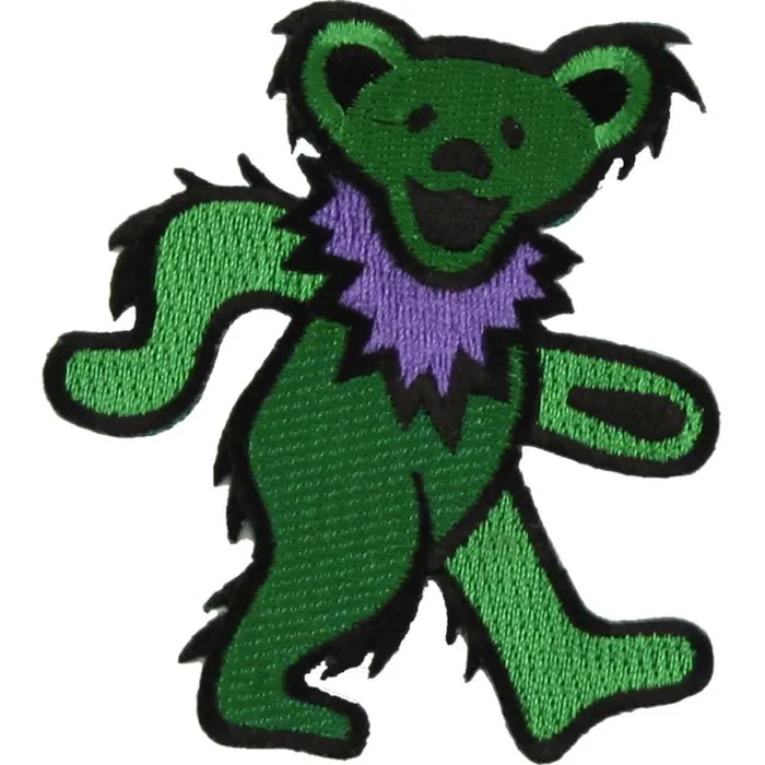 Liquid Blue Patches Accessories GD Dancing Bear Green Patch