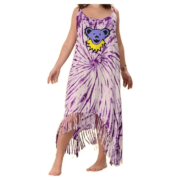 Liquid Blue Skirts Accessories Dancing Bear Fringe String Assorted Tie Dye Dress Liquid Blue Skirts Accessories Dancing Bear Fringe String Assorted Tie Dye Dress
