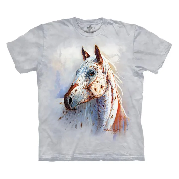 Liquid Blue TShirt Men Appaloosa Soul Classic Cotton TShirt