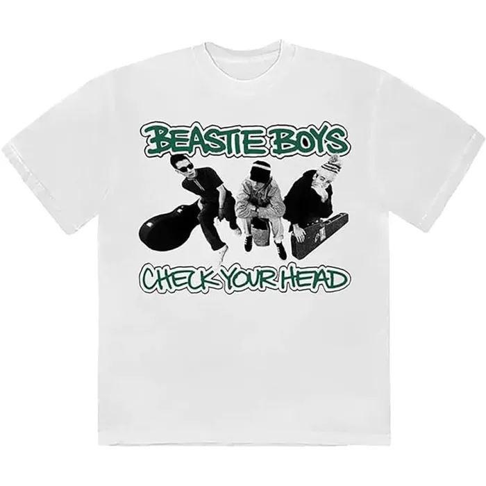 Liquid Blue TShirt Men Beastie Boys Bumble Bee White TShirt