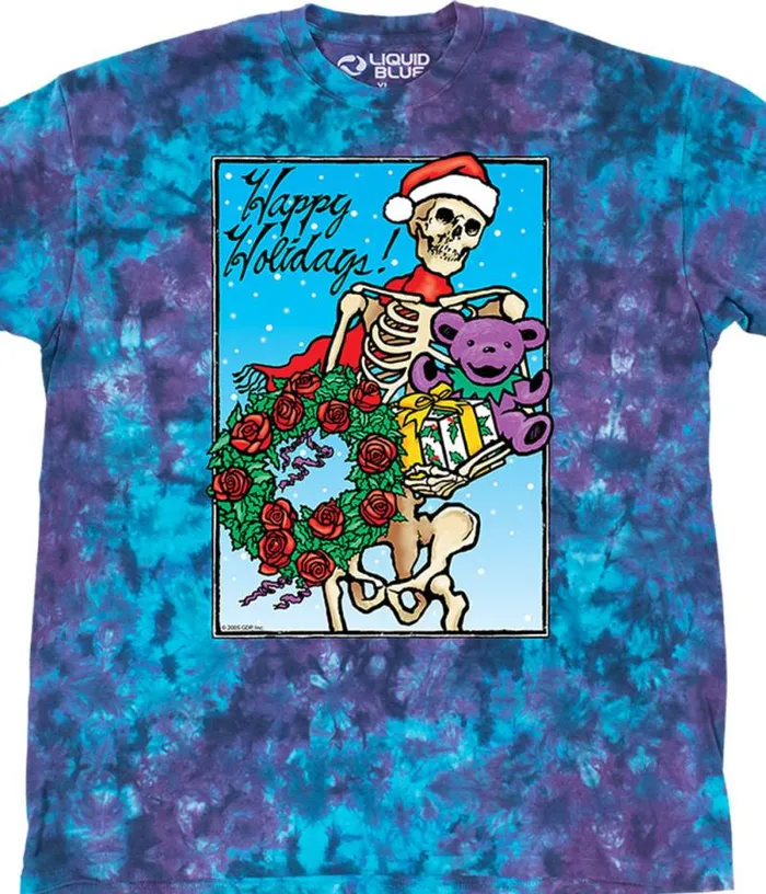 Liquid Blue TShirt Men Bertha Claus TShirt