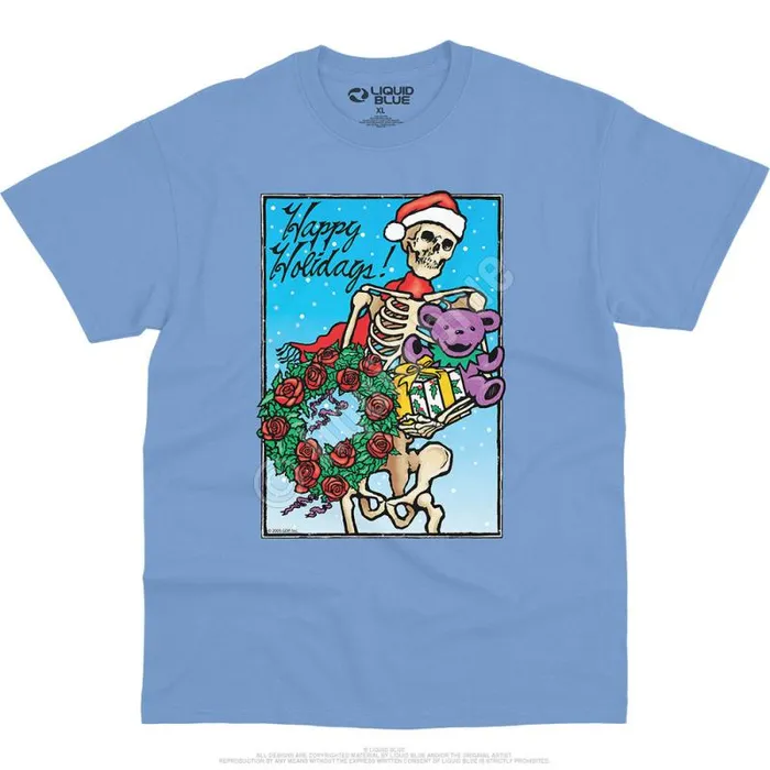 Liquid Blue TShirt Men Bertha Claus TShirt