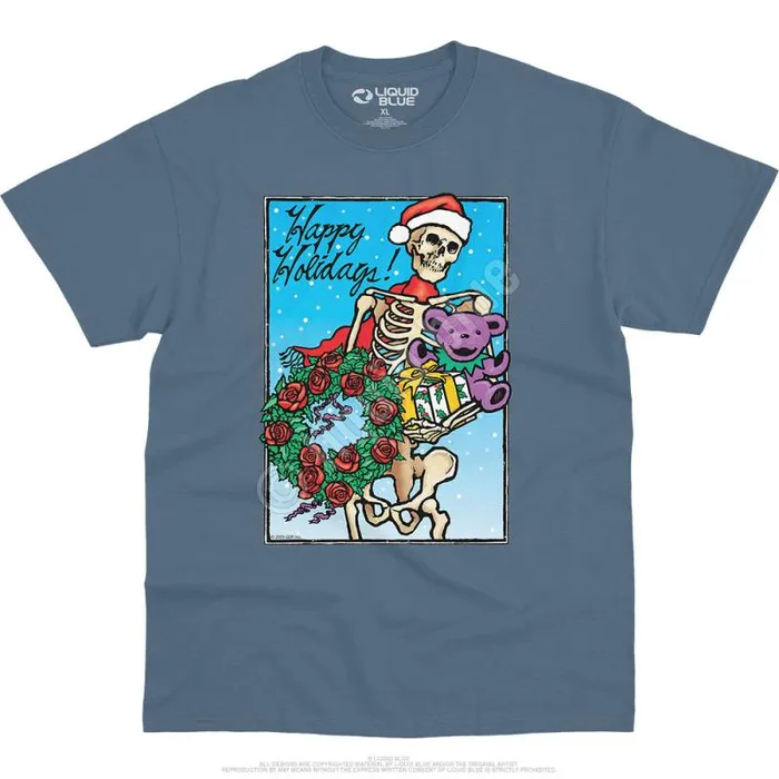 Liquid Blue TShirt Men Bertha Claus TShirt