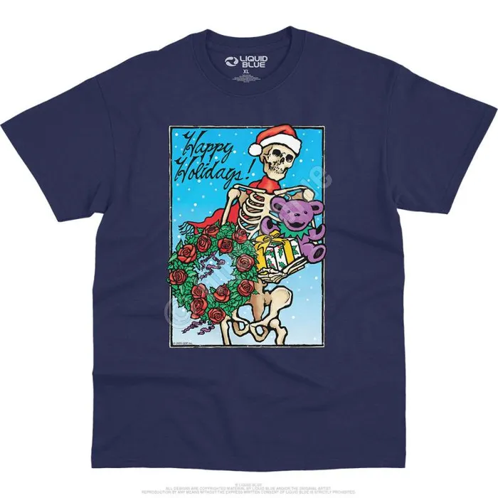 Liquid Blue TShirt Men Bertha Claus TShirt