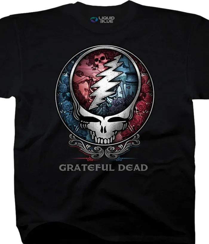 Liquid Blue TShirt Men Bertha SYF Black TShirt