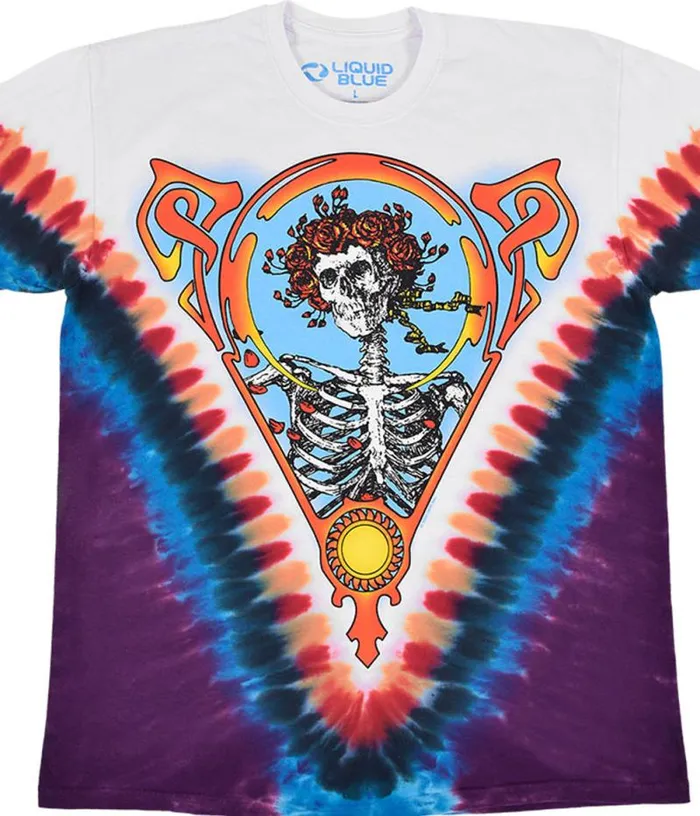 Liquid Blue TShirt Men Bertha Vdye TieDye TShirt