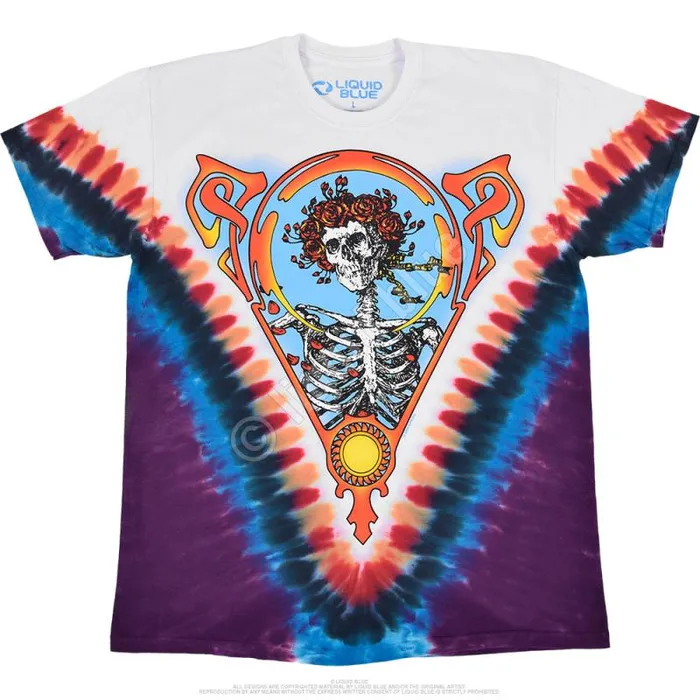 Liquid Blue TShirt Men Bertha Vdye TieDye TShirt