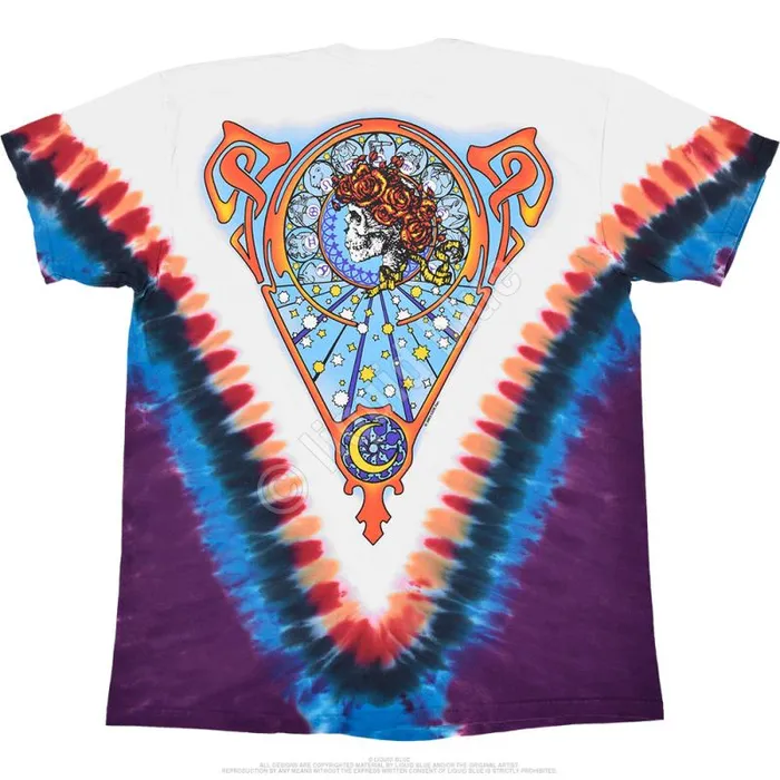 Liquid Blue TShirt Men Bertha Vdye TieDye TShirt