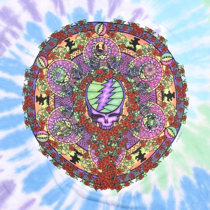 Liquid Blue TShirt Men Celtic Mandala Spiral TShirt
