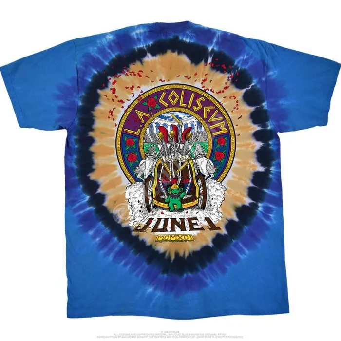 Liquid Blue TShirt Men Chariot TieDye TShirt
