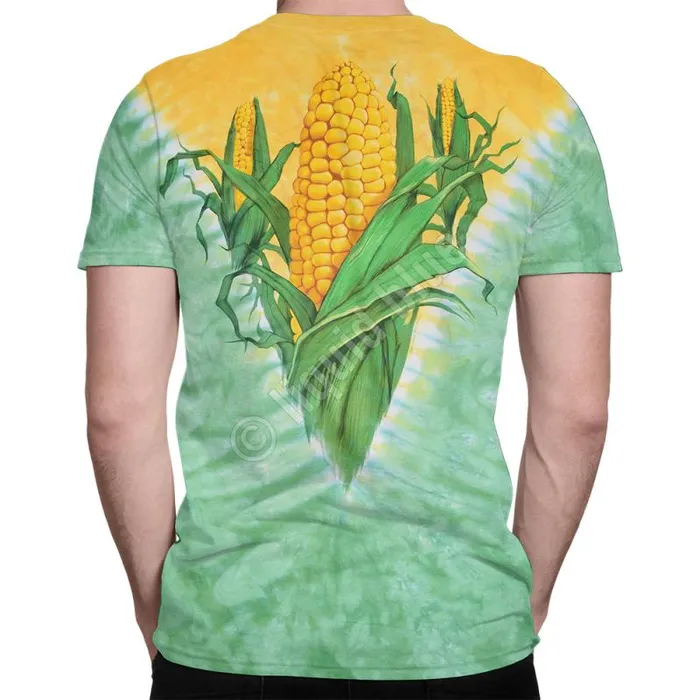 Liquid Blue TShirt Men Corn TieDye TShirt