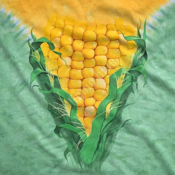 Liquid Blue TShirt Men Corn TieDye TShirt