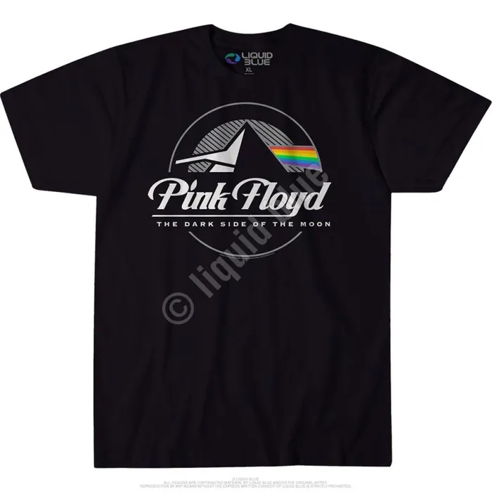 Liquid Blue TShirt Men Dark Side Graphic Black TShirt