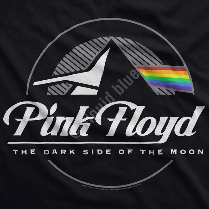 Liquid Blue TShirt Men Dark Side Graphic Black TShirt