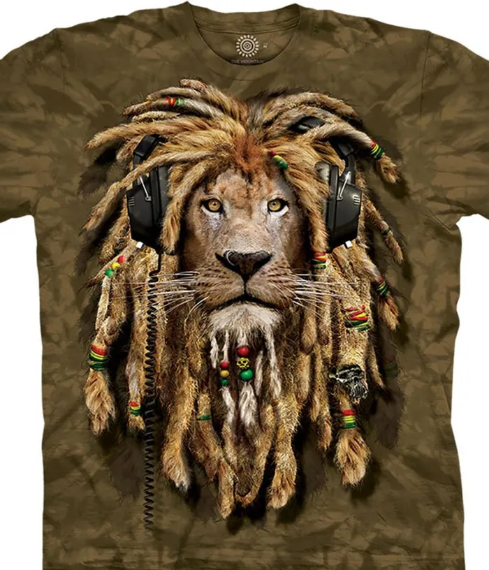 Liquid Blue TShirt Men Dj Jahman Classic Cotton TShirt