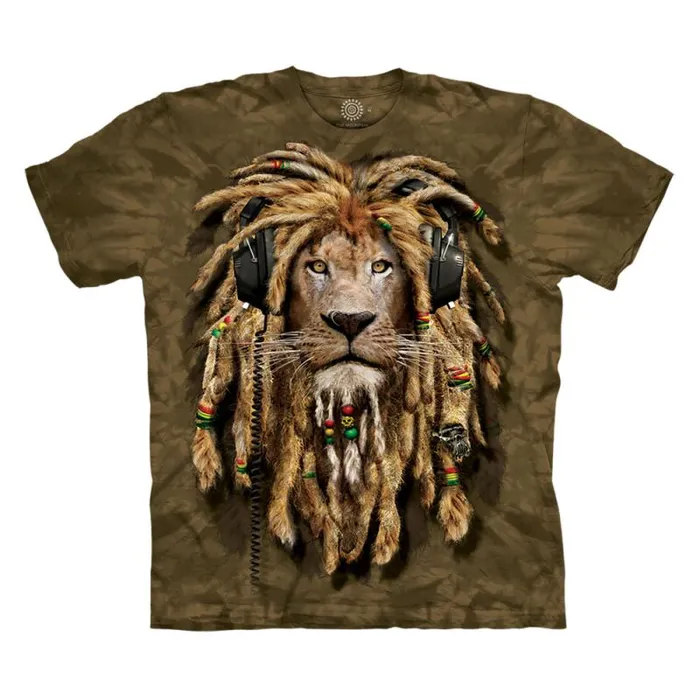 Liquid Blue TShirt Men Dj Jahman Classic Cotton TShirt