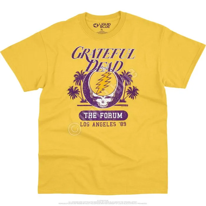 Liquid Blue TShirt Men GD Forum Gold TShirt