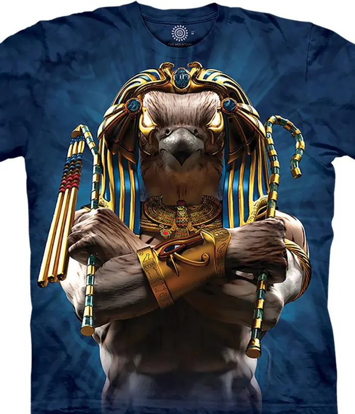 Liquid Blue TShirt Men Horus Soldier Classic Cotton TShirt