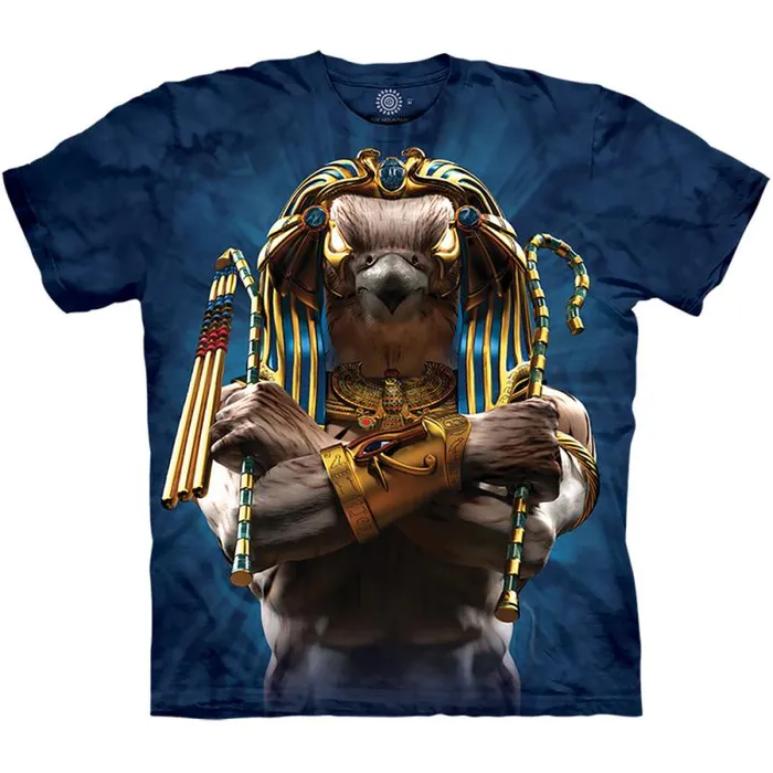 Liquid Blue TShirt Men Horus Soldier Classic Cotton TShirt