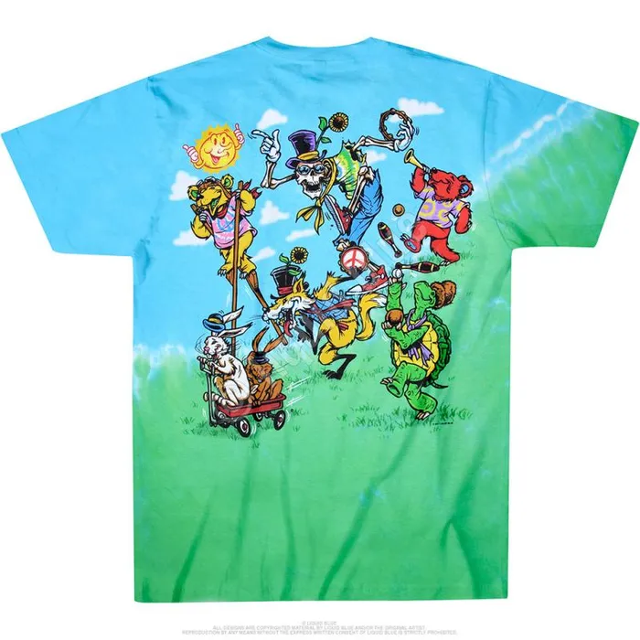 Liquid Blue TShirt Men Join The Band TieDye TShirt