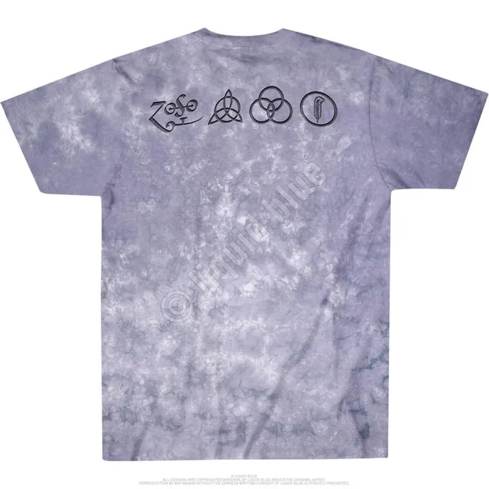 Liquid Blue TShirt Men Man With Sticks TieDye TShirt
