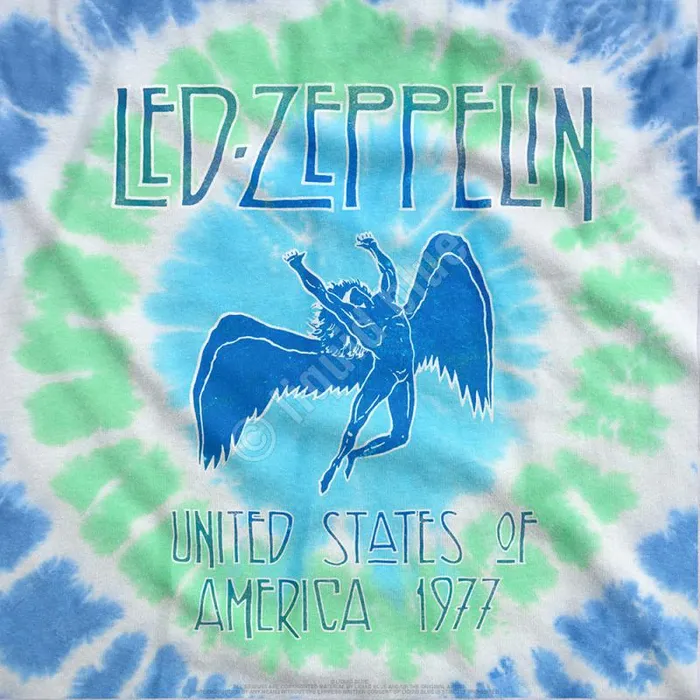 Liquid Blue TShirt Men Ramble On TieDye TShirt