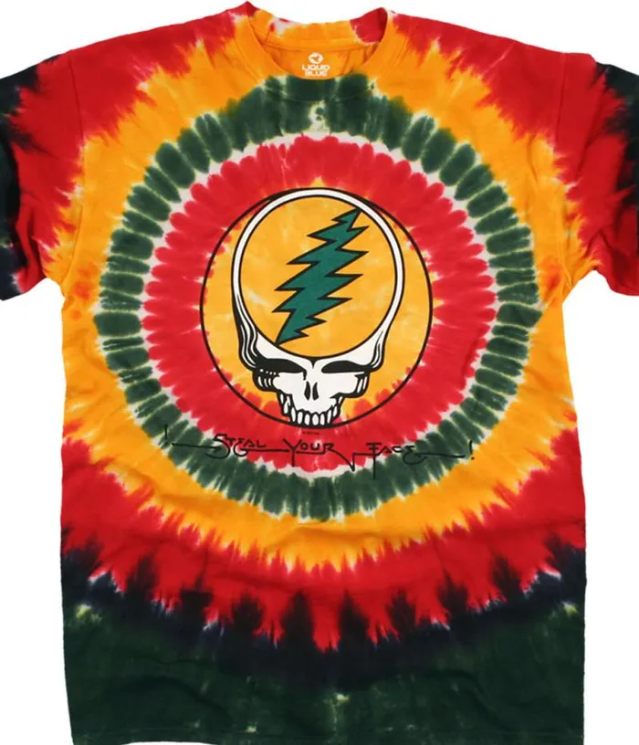 Liquid Blue TShirt Men Rasta SYF TieDye TShirt