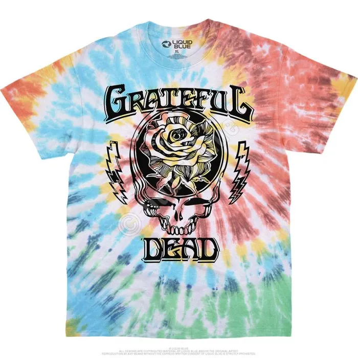 Liquid Blue TShirt Men Roosevelt TieDye TShirt