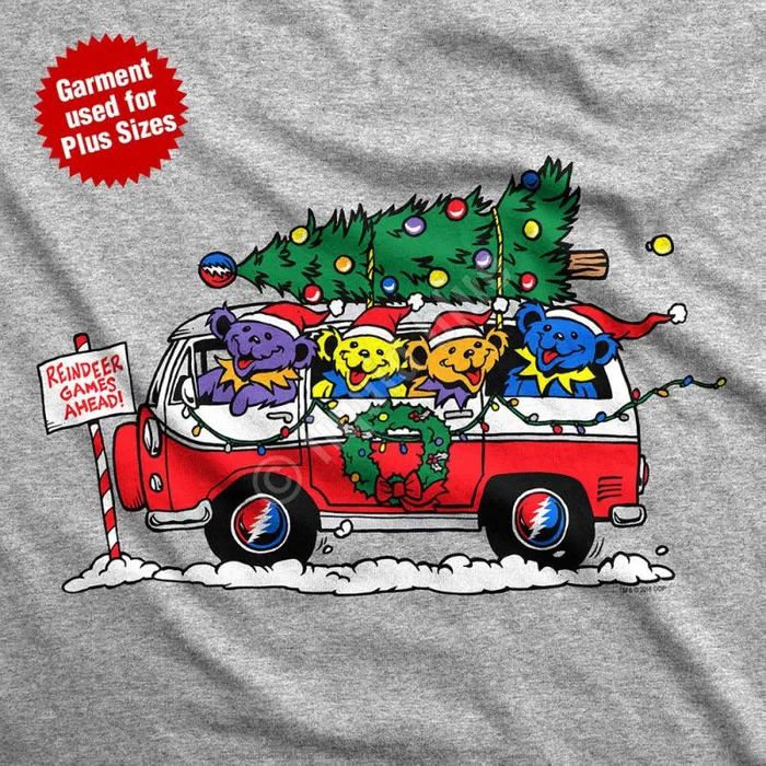 Liquid Blue TShirt Men Steal Your Christmas Tree Green Athletic TShirt