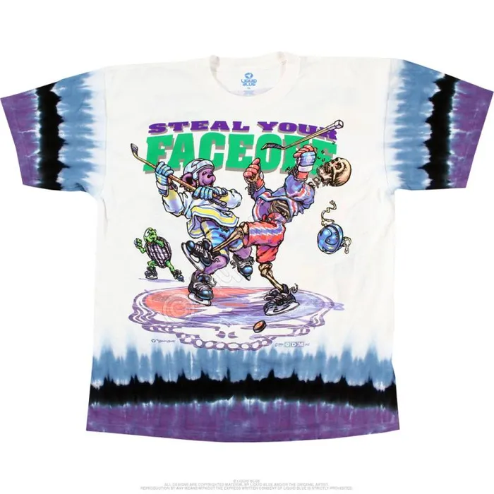 Liquid Blue TShirt Men Steal Your Faceoff TieDye TShirt
