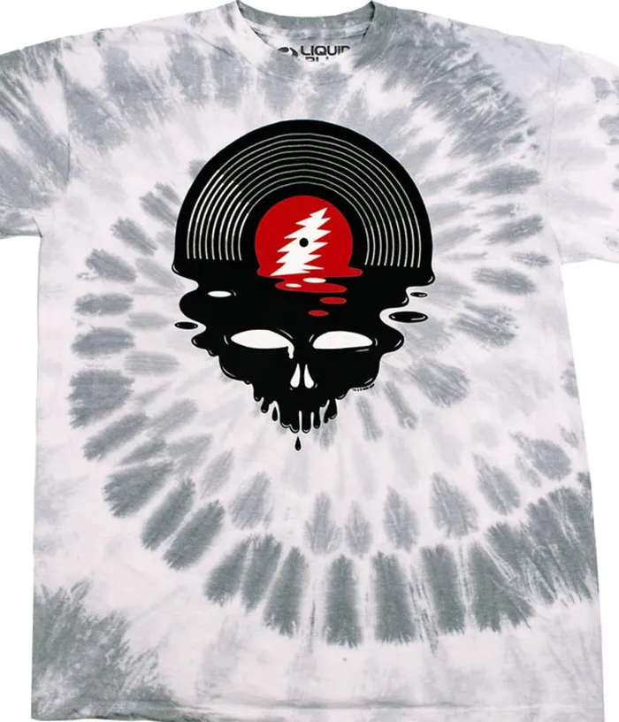 Liquid Blue TShirt Men Steal Your Vinyl TieDye TShirt