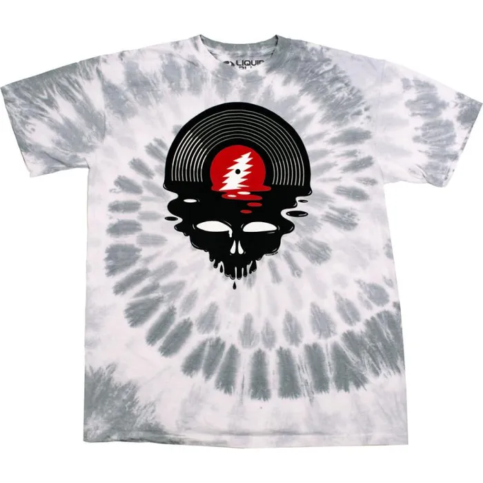 Liquid Blue TShirt Men Steal Your Vinyl TieDye TShirt