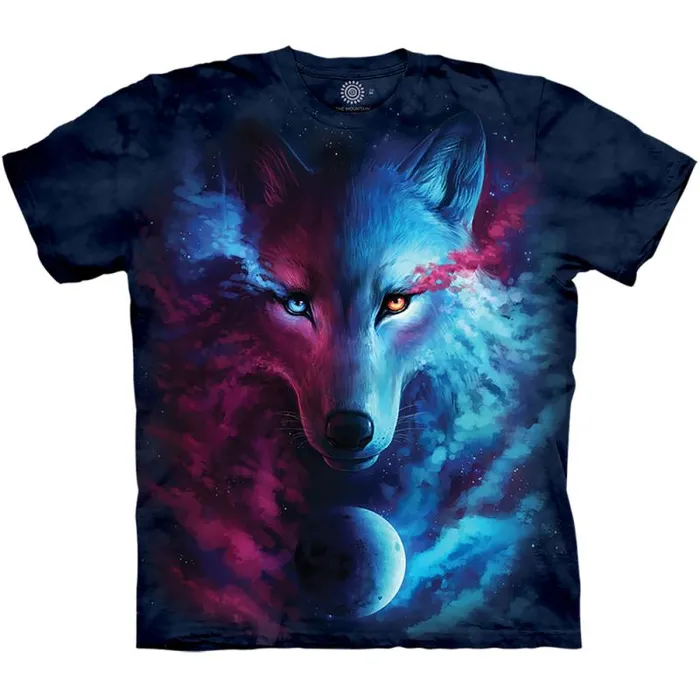 Liquid Blue TShirt Men Where Light And Dark Meet Classic Cotton TShirt