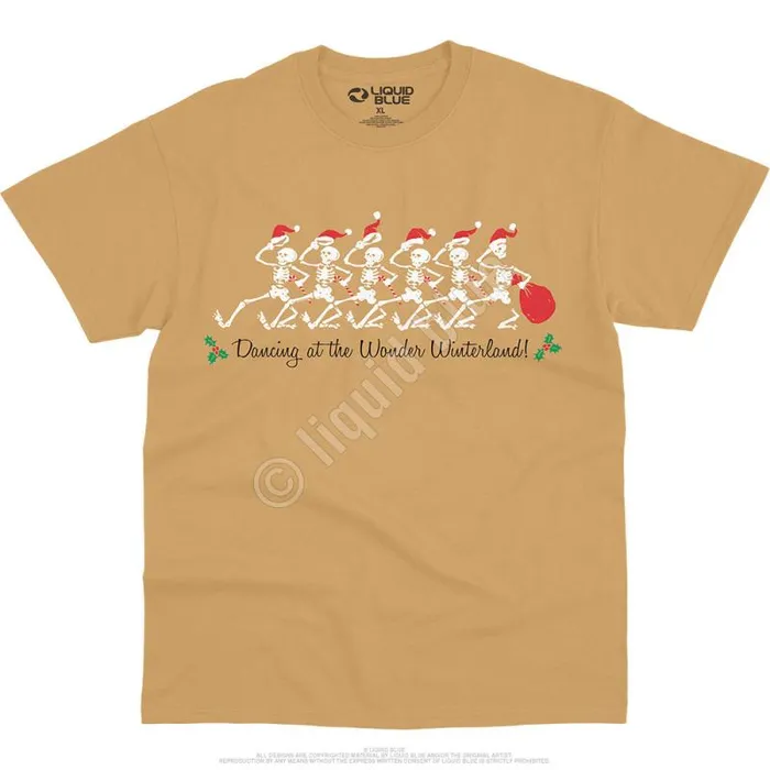 Liquid Blue TShirt Men Wonder Winterland TShirt