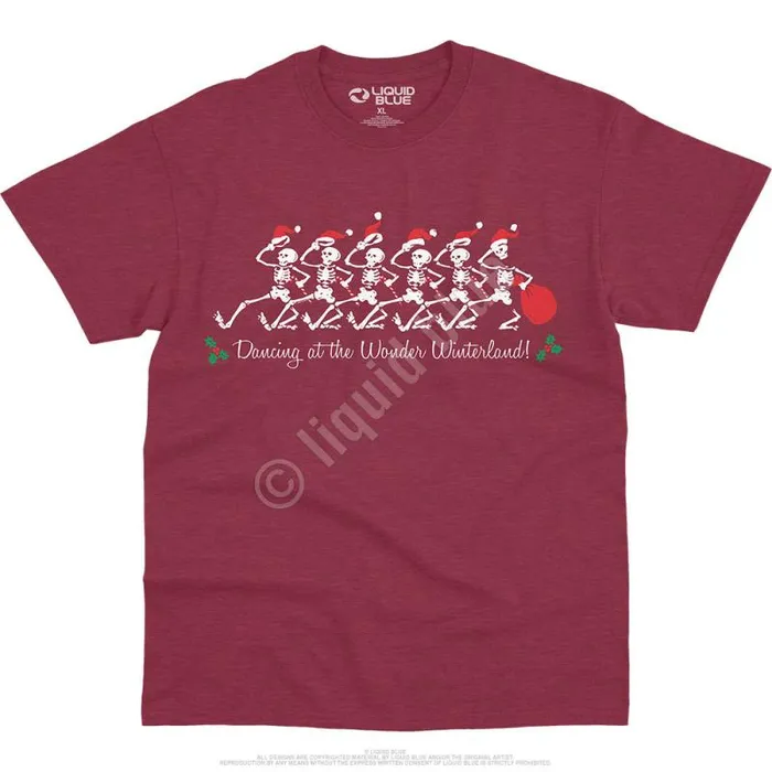 Liquid Blue TShirt Men Wonder Winterland TShirt