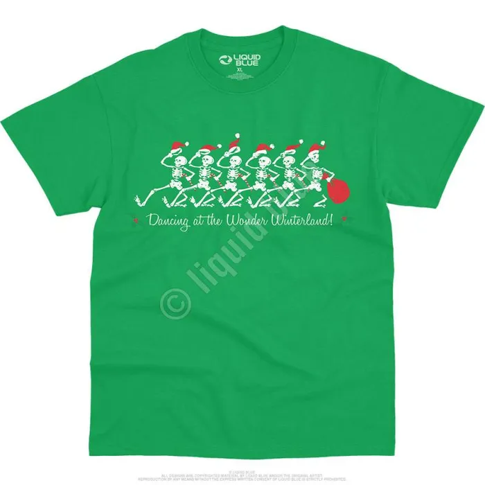 Liquid Blue TShirt Men Wonder Winterland TShirt