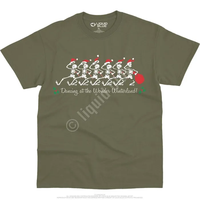 Liquid Blue TShirt Men Wonder Winterland TShirt