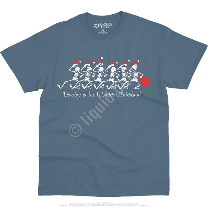 Liquid Blue TShirt Men Wonder Winterland TShirt