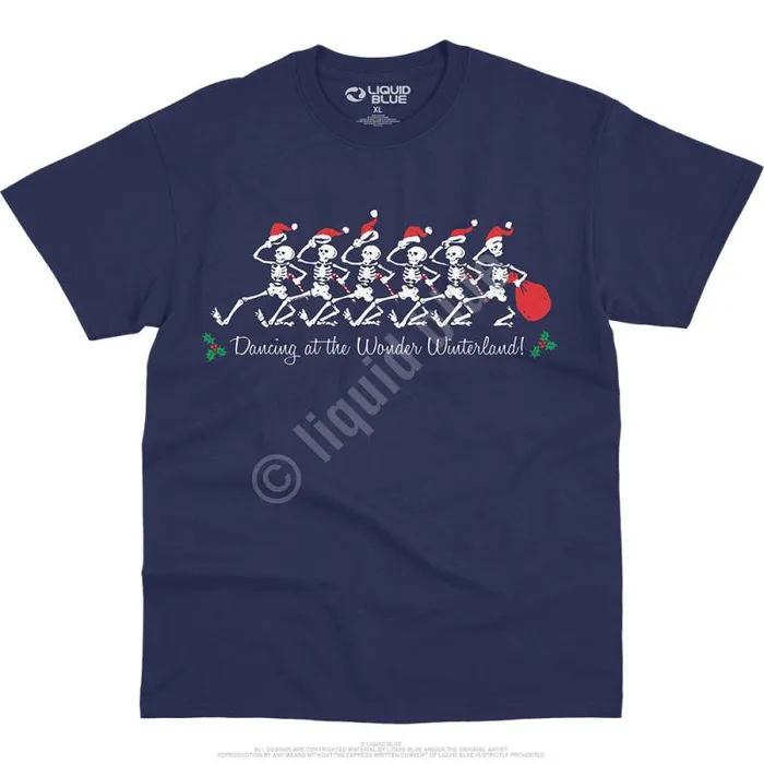 Liquid Blue TShirt Men Wonder Winterland TShirt