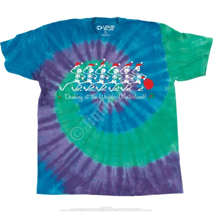 Liquid Blue TShirt Men Wonder Winterland TShirt