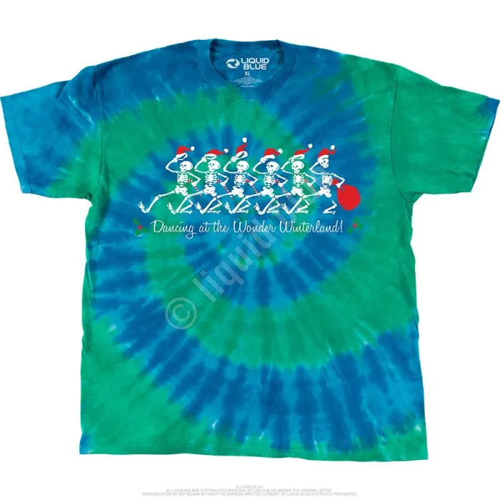 Liquid Blue TShirt Men Wonder Winterland TShirt