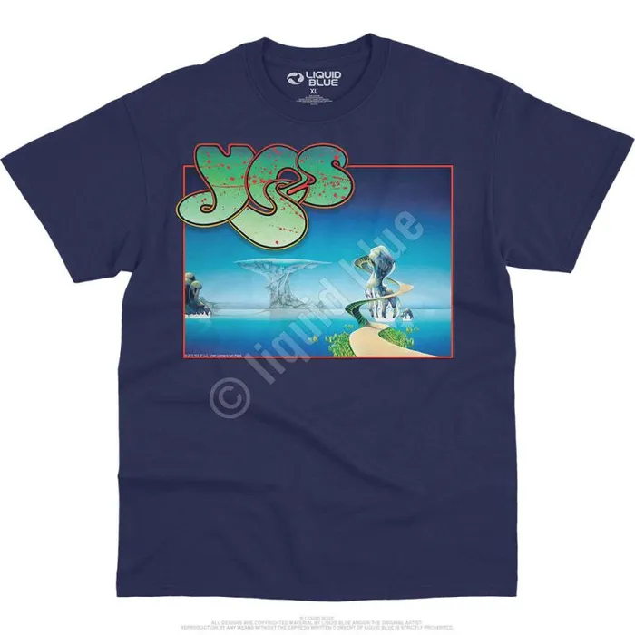 Liquid Blue TShirt Men Yes Songs TShirt