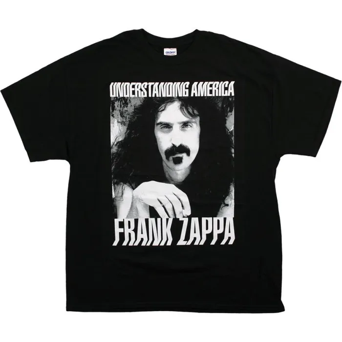Liquid Blue TShirt Men Zappa Understanding America Black TShirt