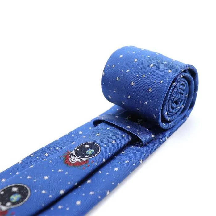 Liquid Blue Ties Accessories Blue Space Your Face Tie