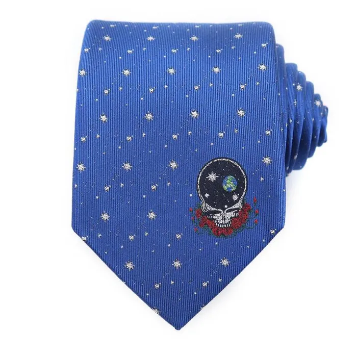 Liquid Blue Ties Accessories Blue Space Your Face Tie