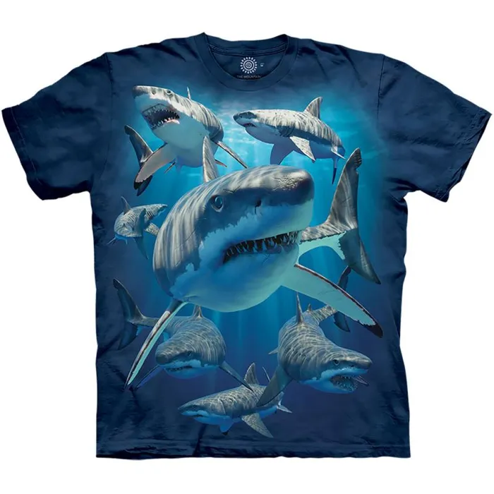 Liquid Blue Youth Kids Great Whites Kids039 TShirt