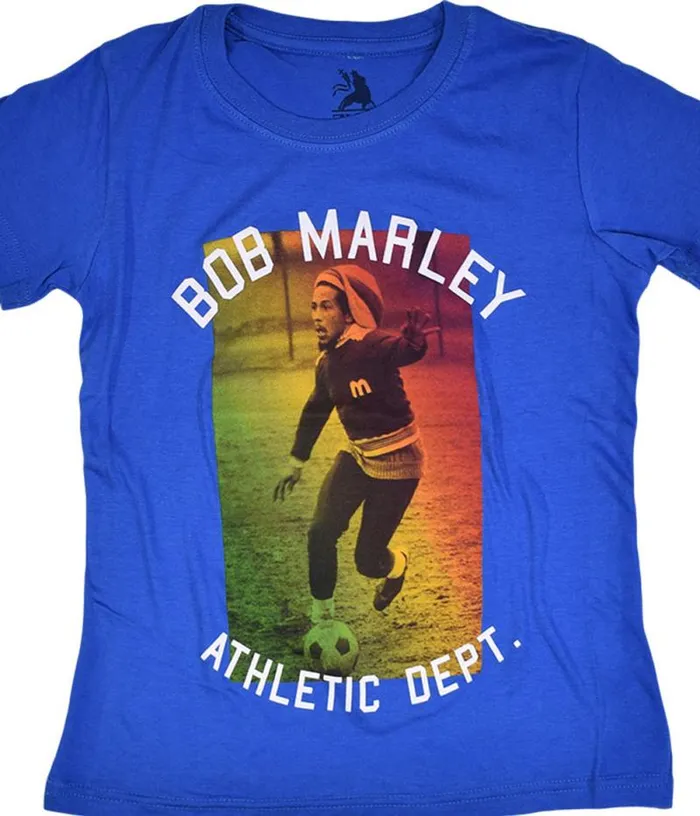 Liquid Blue Youth Kids Marley Athletic Dept Youth Blue TShirt