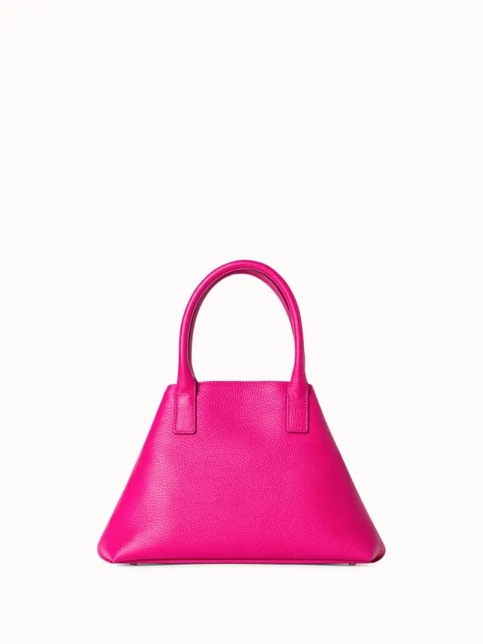 Little Ai Messenger Bag In Leather Pink Women Akris Top Handle Bags