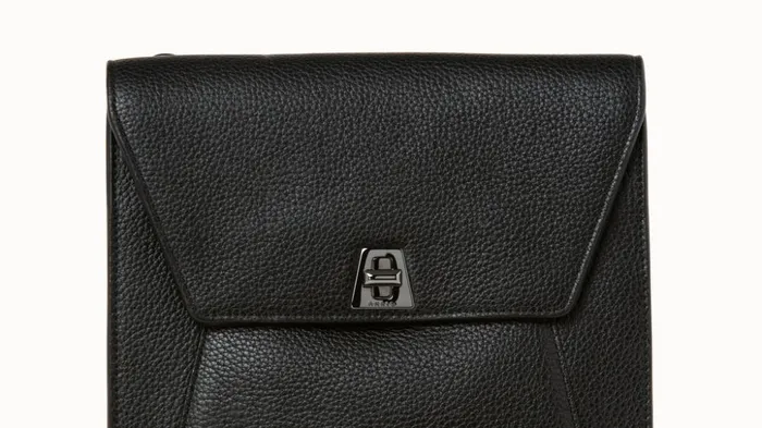 Little Anouk Messenger In Calf Leather Black Women Akris Mini Bags