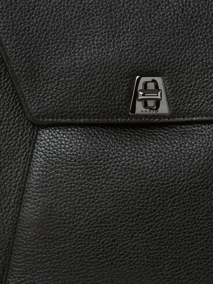 Little Anouk Messenger In Calf Leather Black Women Akris Mini Bags